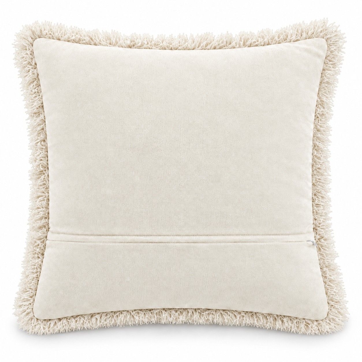 2 Pack Shaggy Faux Fur Throw Pillow Covers 18 x 18 Inch for Couch Sofa and Bed