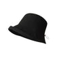 Bucket Hat with Adjustable Back Buckle and Wide Brim