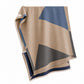 Geometric Color Block Oversized Scarf Soft Wrap Shawl with Fringe Edge 70.8*25.6 Inches
