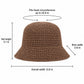 Summer Bucket Hat - Lightweight Straw Sun Hat for Vacation and Beach