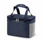 Insulated Lunch Tote Bag with Front Pocket Mesh Side Pockets and Dual Zipper