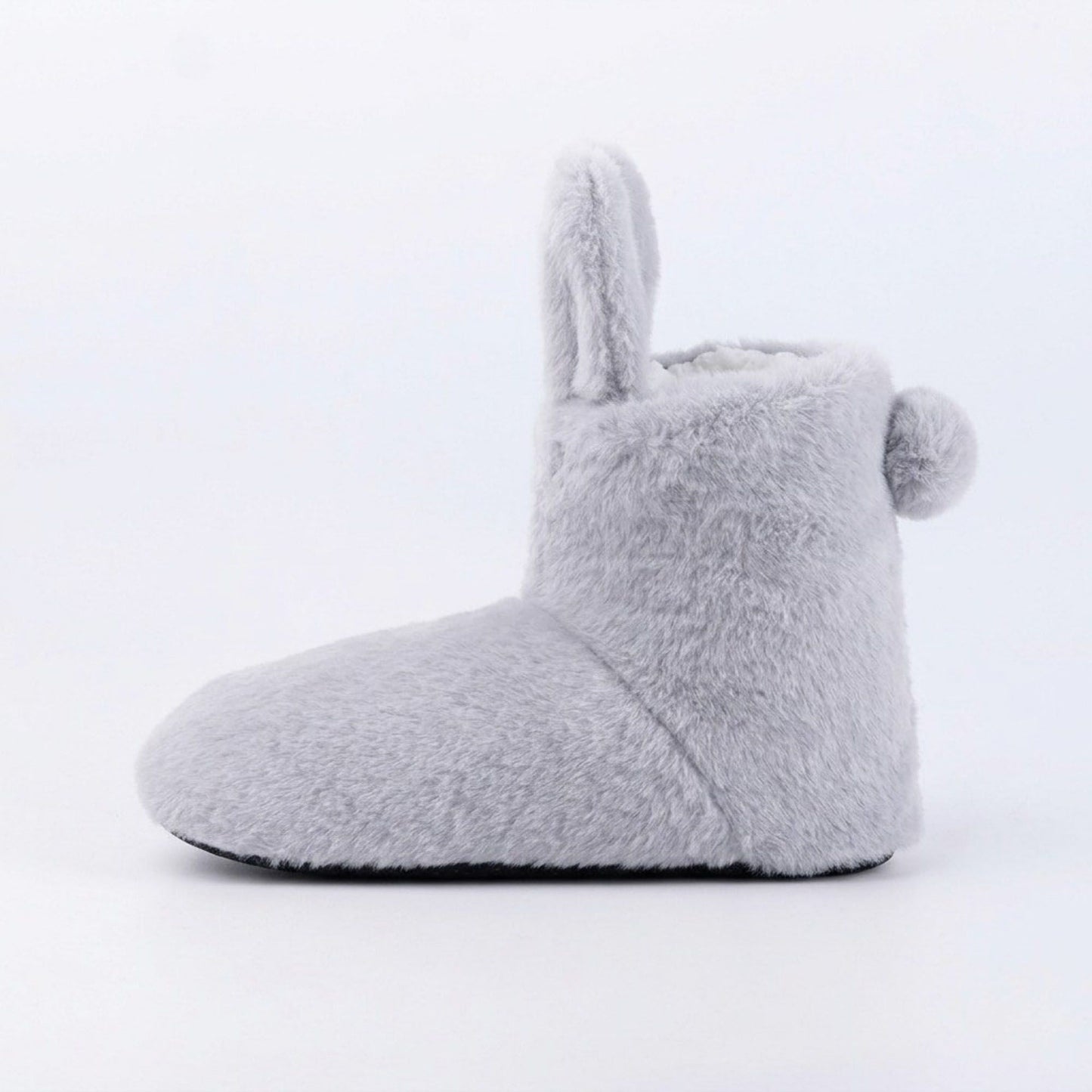 Fuzzy Bunny Slipper Boots