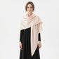 Oversized Square Scarf Wrap Shawl for Everyday Layering 55*55 Inches