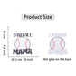 Baseball Mama Sequin Iron On Patches Game Day Applique Large Patch Accessory Clothes Jacket Uniform Backpack DIY Decor