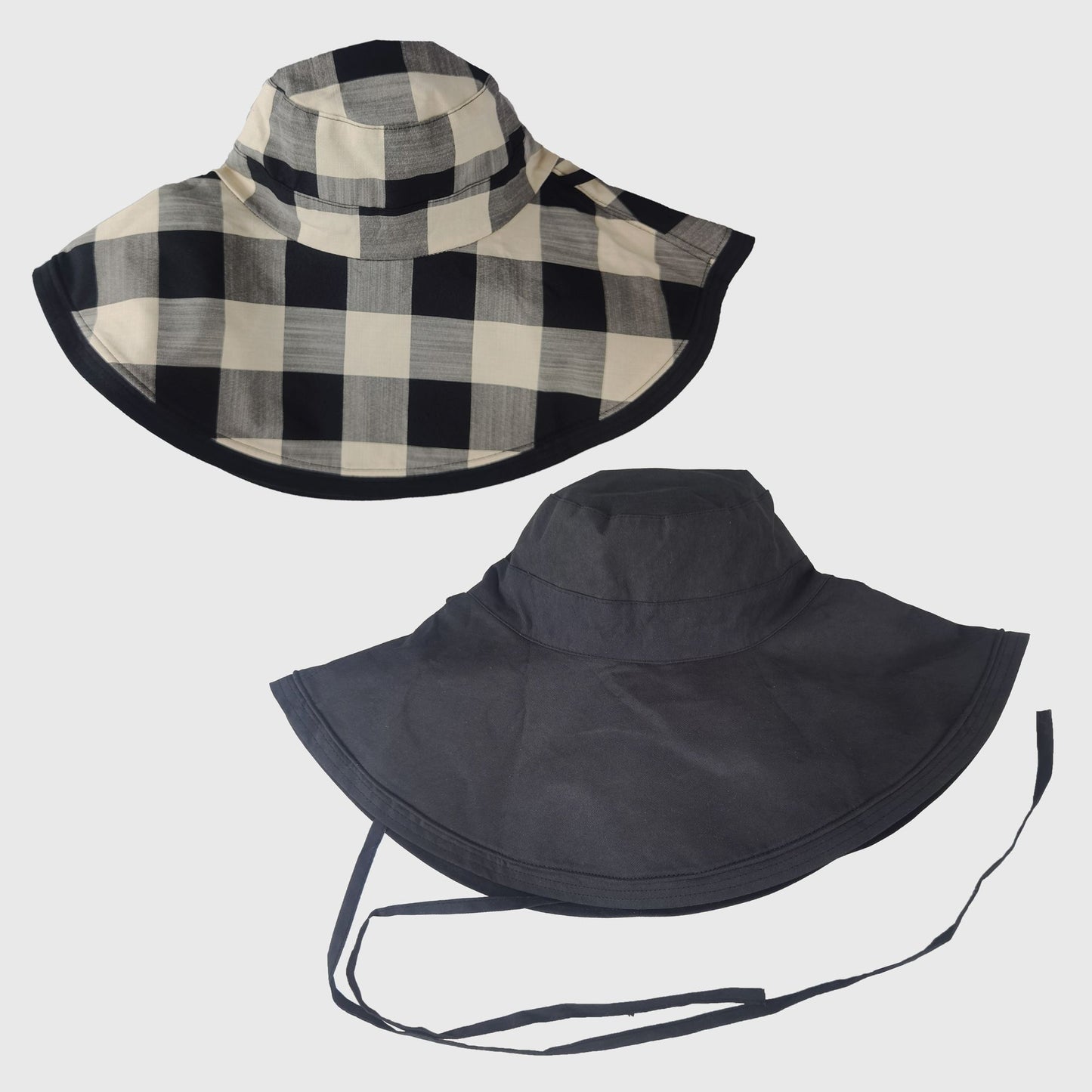 Women's Double-Sided Reversible Wide-Brim Sun Hat