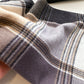Plaid Tassel Trim Faux Cashmere-Like Winter Warm Scarf - 77IN¡Á26IN