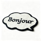 Bonjour Cloud Shaped Bathroom Floor Mat Soft Water Absorbent with Anti-Slip Base