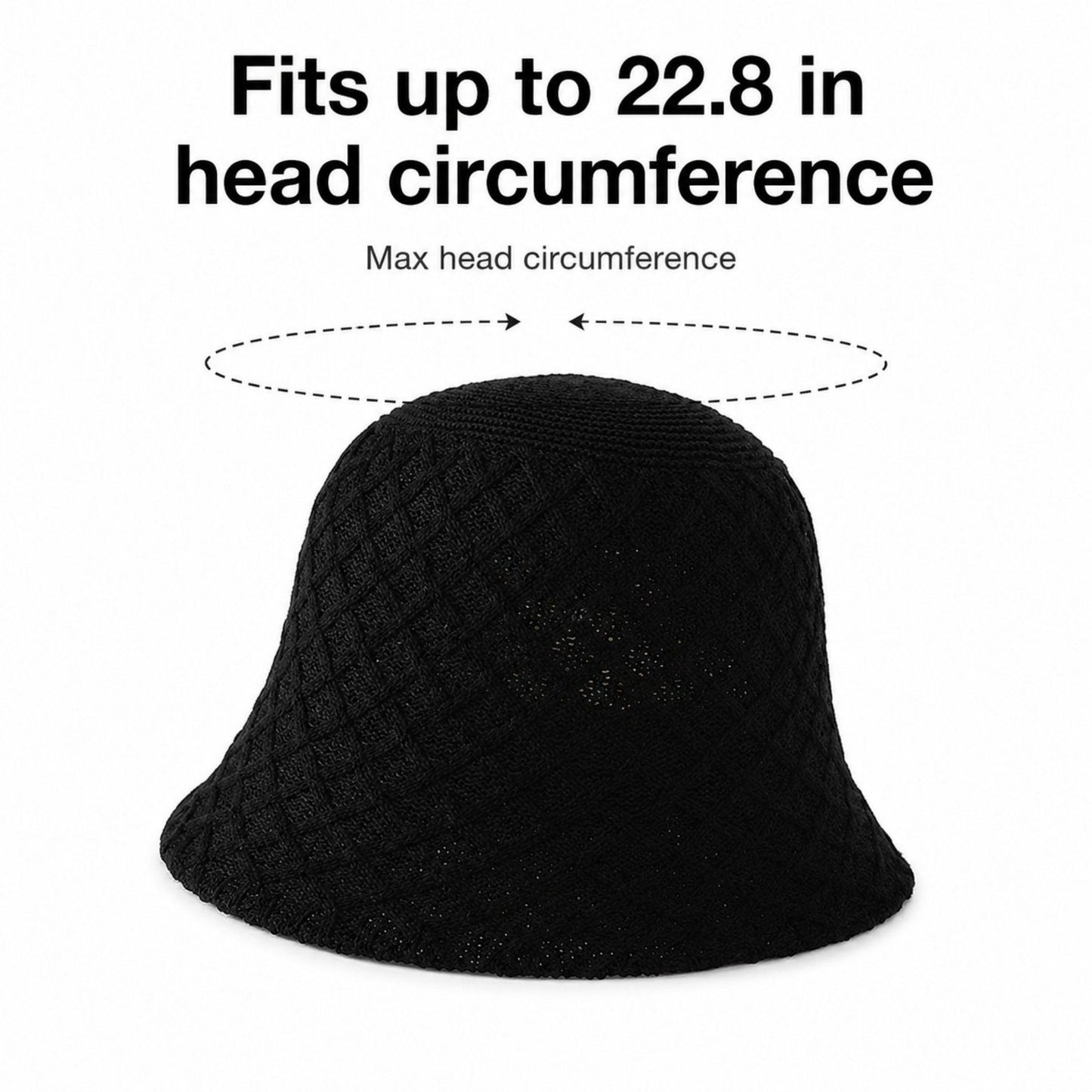 Summer Bucket Hat - Lightweight Woven Straw Sun Hat for Beach and Vacation