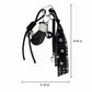 Boxing Glove Keychain Bag Charm with 8 Ball Accent Lace Ribbon and Clip