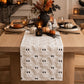 Halloween Black-Eyed Ghost Tufted Table Runner