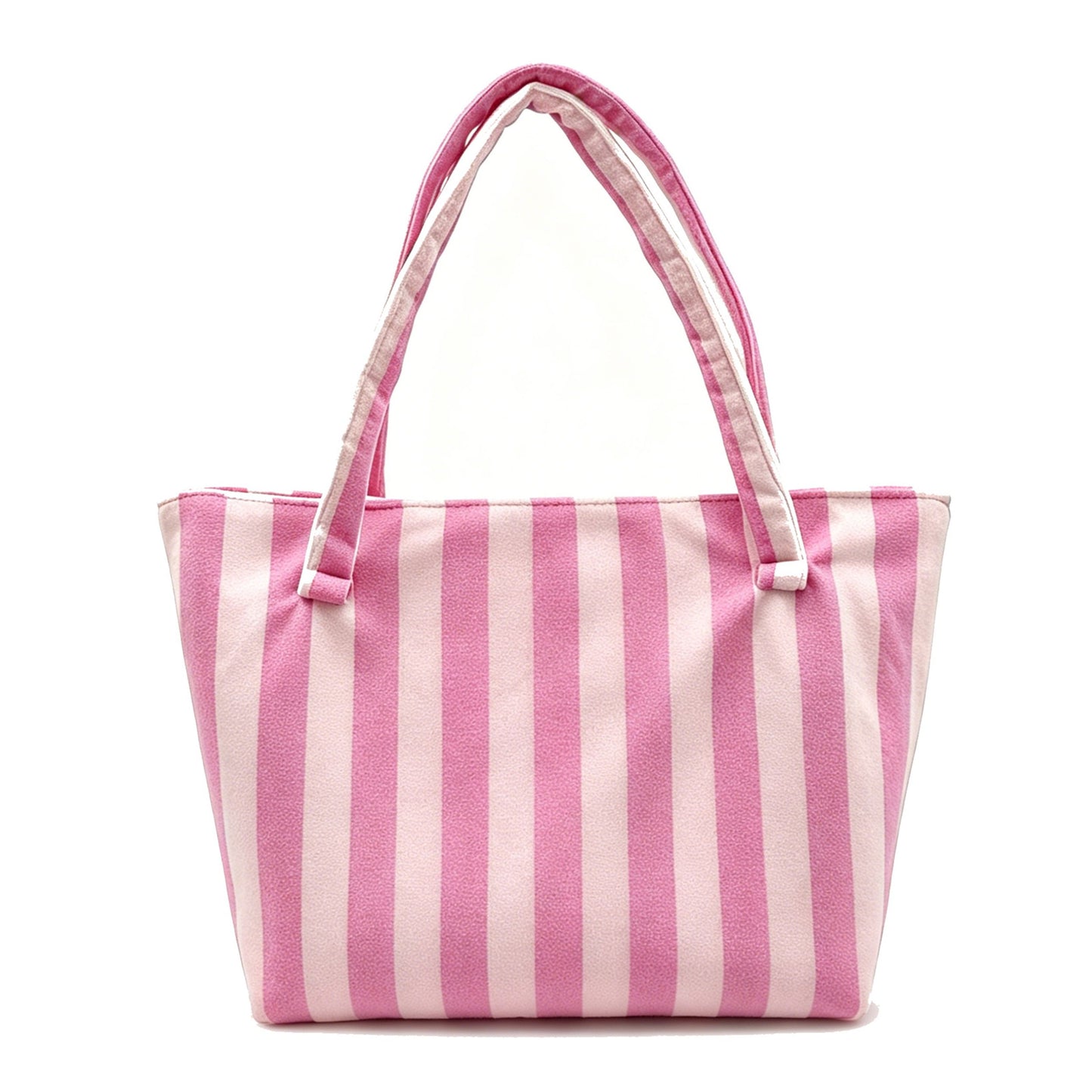 Striped Terry Cloth Tote Bag Roomy Beach and Travel Shoulder Carryall