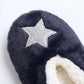 Fuzzy Star Slipper Socks