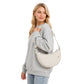Plaid Nylon Crescent Shoulder Bags with Adjustable Strap Lightweight Casual Crossbody Bag