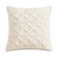 Plush Textured Jacquard Throw Pillow Cover Square Decorative Cushion Cover
