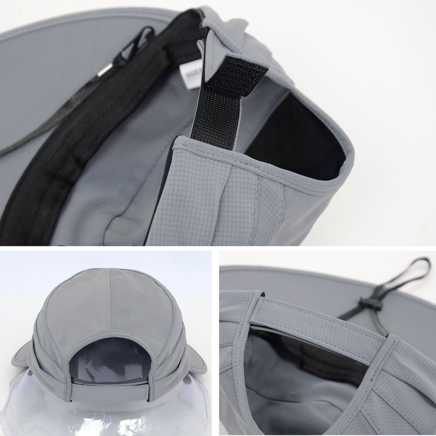 Women's Sporty Wide Brim Sun Visor Hat with Adjustable Back Strap Lightweight UV Protection Cap for Outdoor Activities