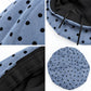 Polka Dot Beret Hat Lightweight French Painter Cap Adjustable Casual Style