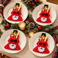 4pk Christmas Tree Santa Silverware Holders