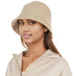 Fall Knitted Bucket Hat Summer Travel Fisherman Sun Hat
