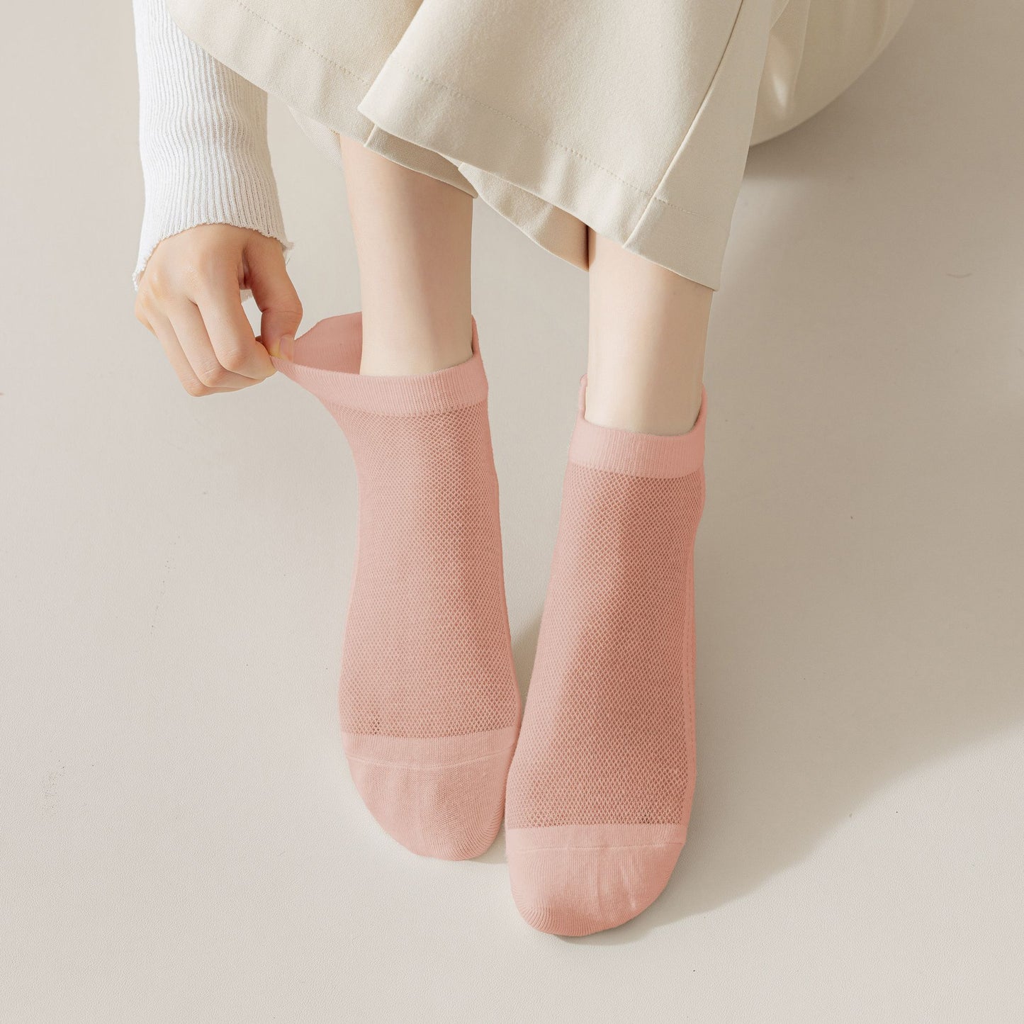 No Show Socks Classic Thin Mesh Breathable 6pk