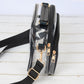 Trendy Clear Transparent Women's Shoulder Bag with Iridescent Trim