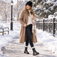 Star Stud Ribbed Knit Beanie Cuffed Winter Hat