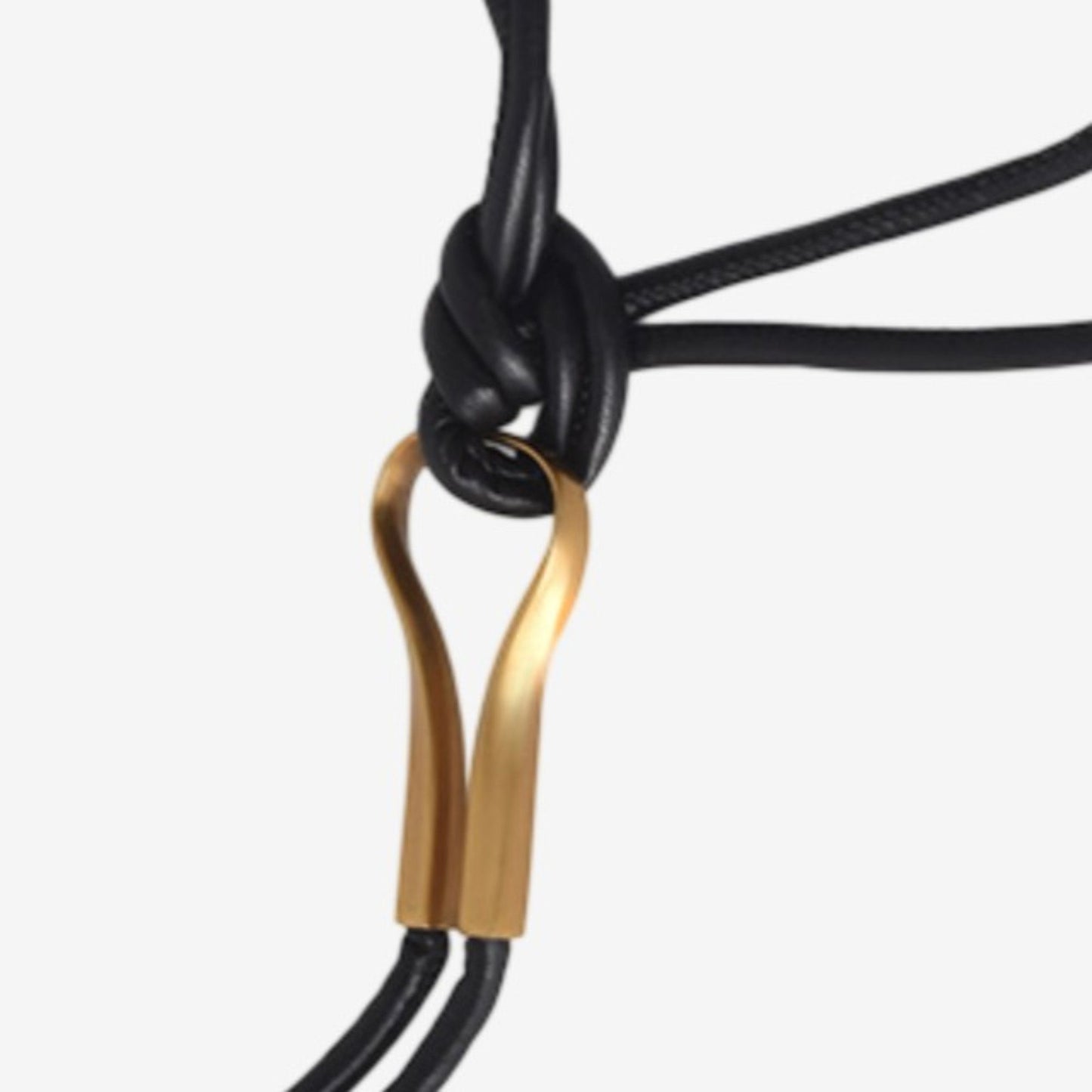 PU Leather Tie Waist Belt with Gold Tone Hook Accent 49.2in