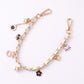 Decorative Chain Bag Strap with Charms and Swivel Clasps