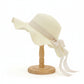 Women's Wide Brim Straw Sun Hat Lace Ribbon Tie Lightweight Summer Beach Hat
