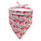 Fruit Print Pet Bandana, Soft Cotton Citrus Pattern Scarf Bib for Small Medium Dogs Cats