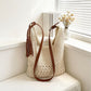 Crochet Hobo Shoulder Bag with Tassel Detail Adjustable Strap Slouchy Knit Handbag Lightweight Casual Tote