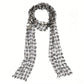 Sequin Floral Skinny Scarf Mesh Neck Wrap