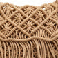 Macrame Fringe Shoulder Bag Knotted Rope Crossbody Handbag Boho Woven Tassel Bag Lightweight Handmade Style Purse