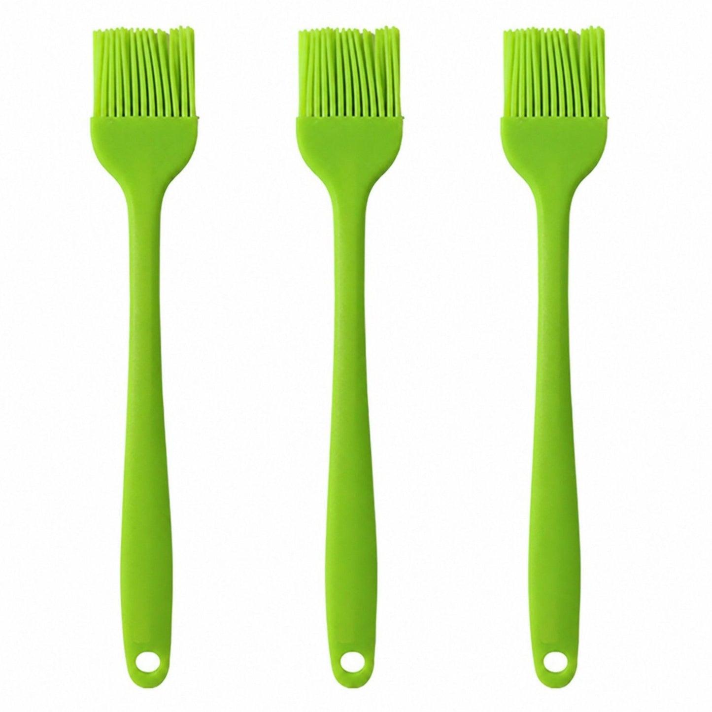 3-Piece Silicone Basting Brush Set, Flexible and Durable Kitchen Tools for Cooking and Baking