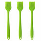 3-Piece Silicone Basting Brush Set, Flexible and Durable Kitchen Tools for Cooking and Baking