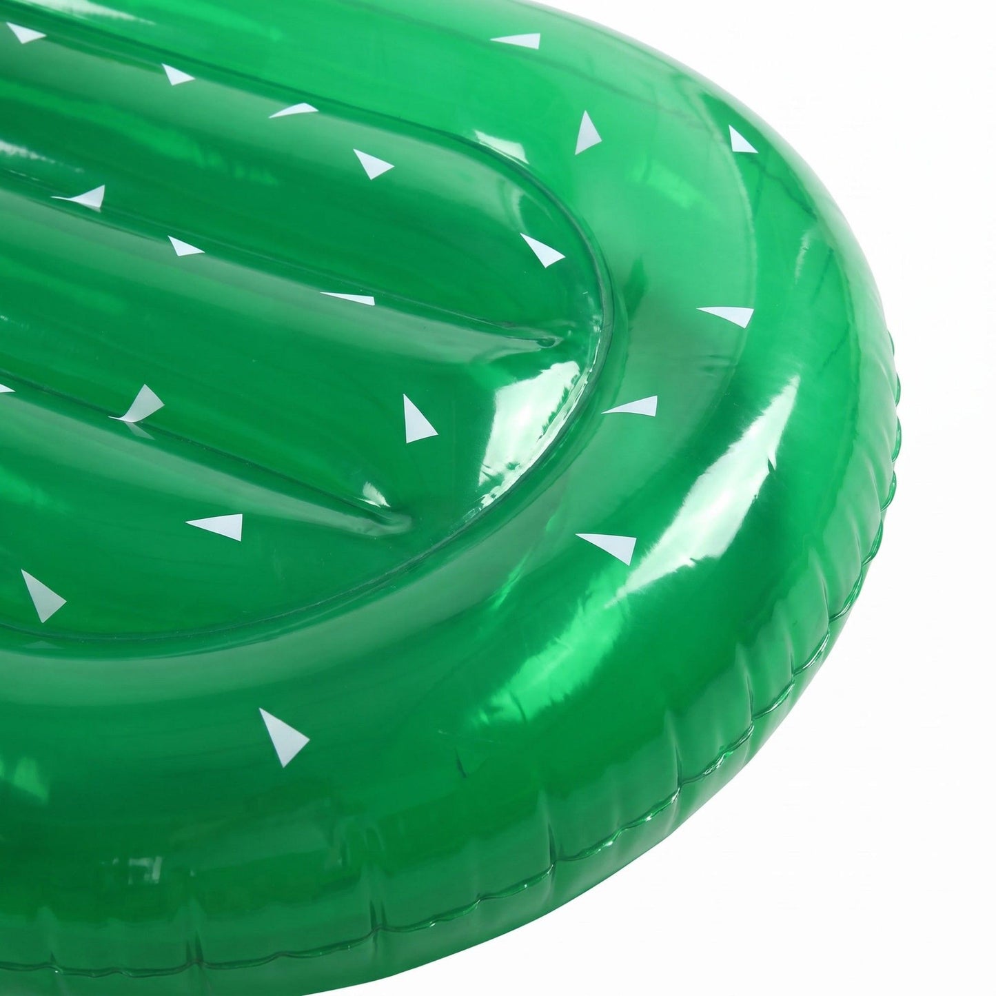 Cactus Shaped Inflatable Pool Float Lounge Raft with Wide Body Design Durable PVC Float for Pool Beach Lake 70.8x57in
