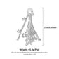Coastal Starfish Tassel Bag Charm Keychain