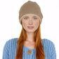 Comfy Warm Winter Knit Slouchy Beanie Hat Double Color