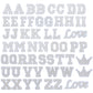 56 PCS Sequin Letter Iron On Patches A-Z Alphabet Varsity Letter Sewing Repair Preppy Glitter Hot-fix for Bag Shoes DIY Supplies