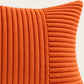 2 Pack Soft Corduroy Throw Pillow Covers 18 x 18 Inch and 12 x 20 Inch