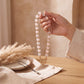 Beaded Wrist Strap with Clasps for Phones and Bags