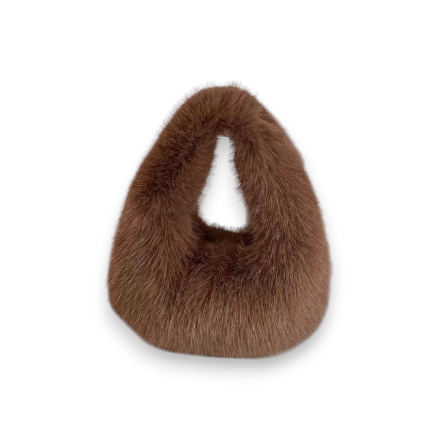 Cute Plush Fur Handbag with Soft Texture