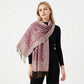 Paisley Pashmina Scarf with Fringe Trim 75*27.5 Inches