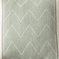 Decorative Throw Pillow Cover 17.7*17.7in Soft Cotton Fabric, Modern Chevron Pattern