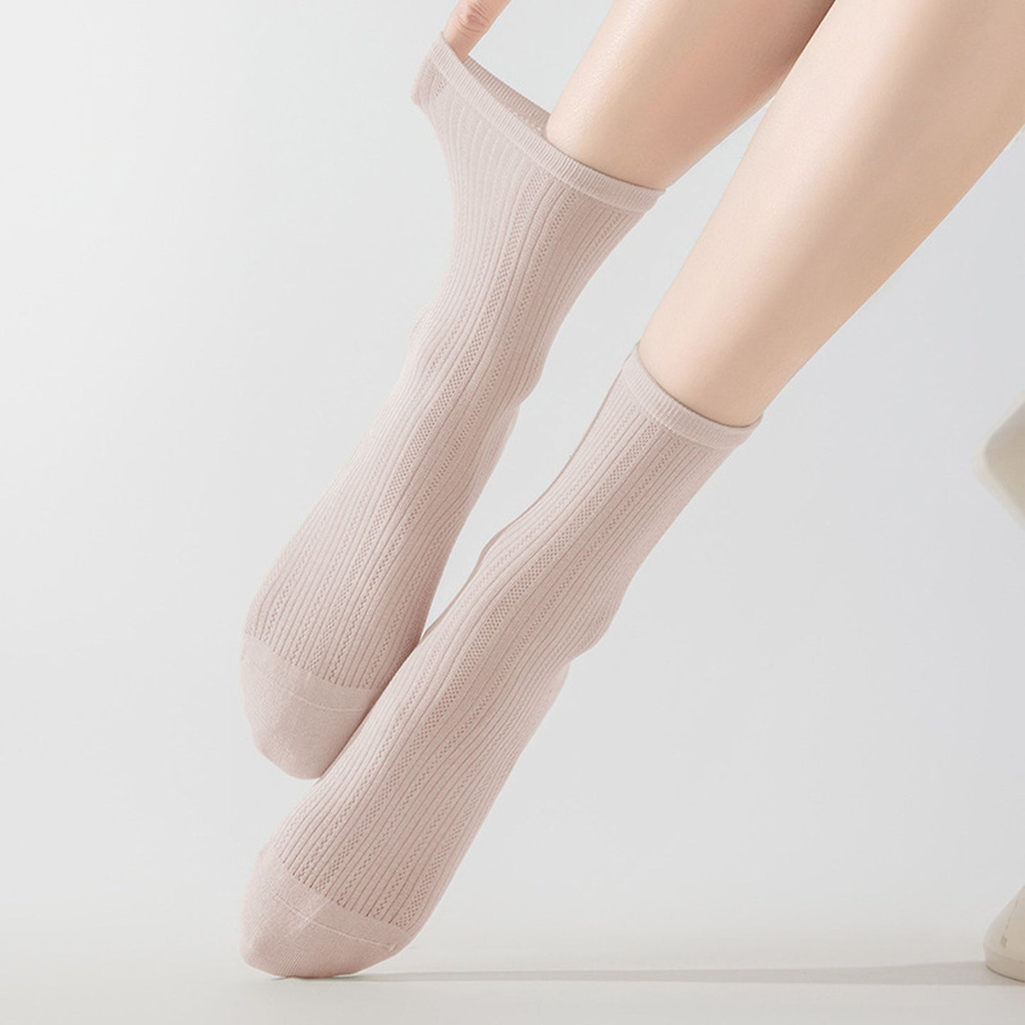 Summer Ribbed Ankle Socks 6Pk