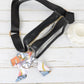 Women's Chic Transparent Crossbody & Messenger Bags with Decorative Scarf