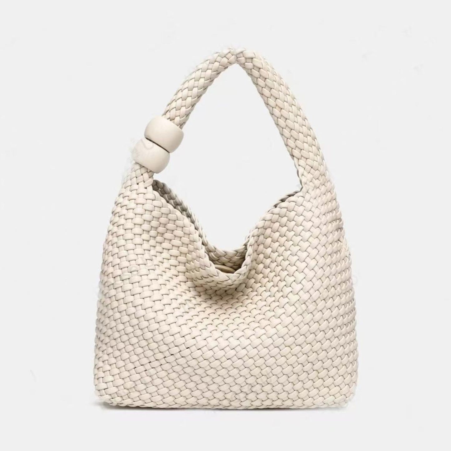 Woven Tote Bag Woven Shoulder Bag Large Capacity Underarm Hobo Handbag
