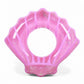 Icing Drip Inflatable Pool Float Ring with Glitter Confetti Durable PVC Swim Tube for Pool Beach Lake 39.4x43.3in