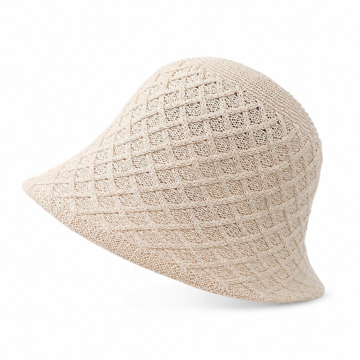 Summer Bucket Hat - Lightweight Woven Straw Sun Hat for Beach and Vacation