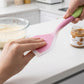 2-Piece Silicone Bench Scraper Set with Flexible Edge and Hanging Handles
