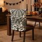 Halloween Dining Chair Back Cover with Decorative Bow
